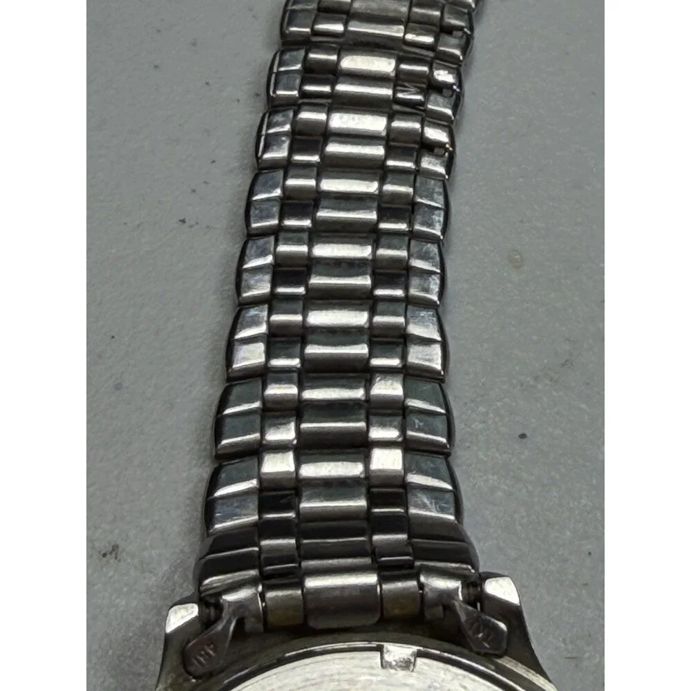 Orient C77005-60CA Quartz Black Dial Date Two Tone Watch For Parts Repair